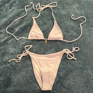 PacSun Pink String Bikini Set